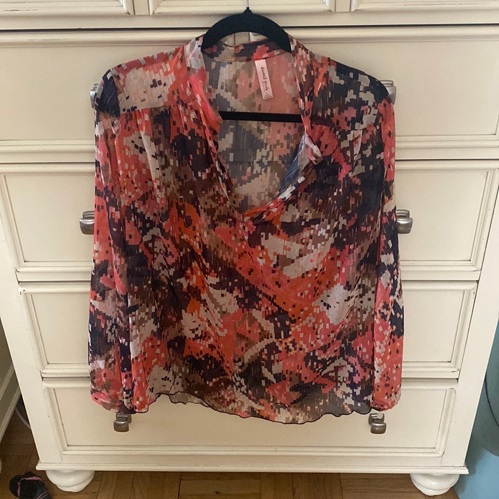 Multicolor blouse - size L - worn once